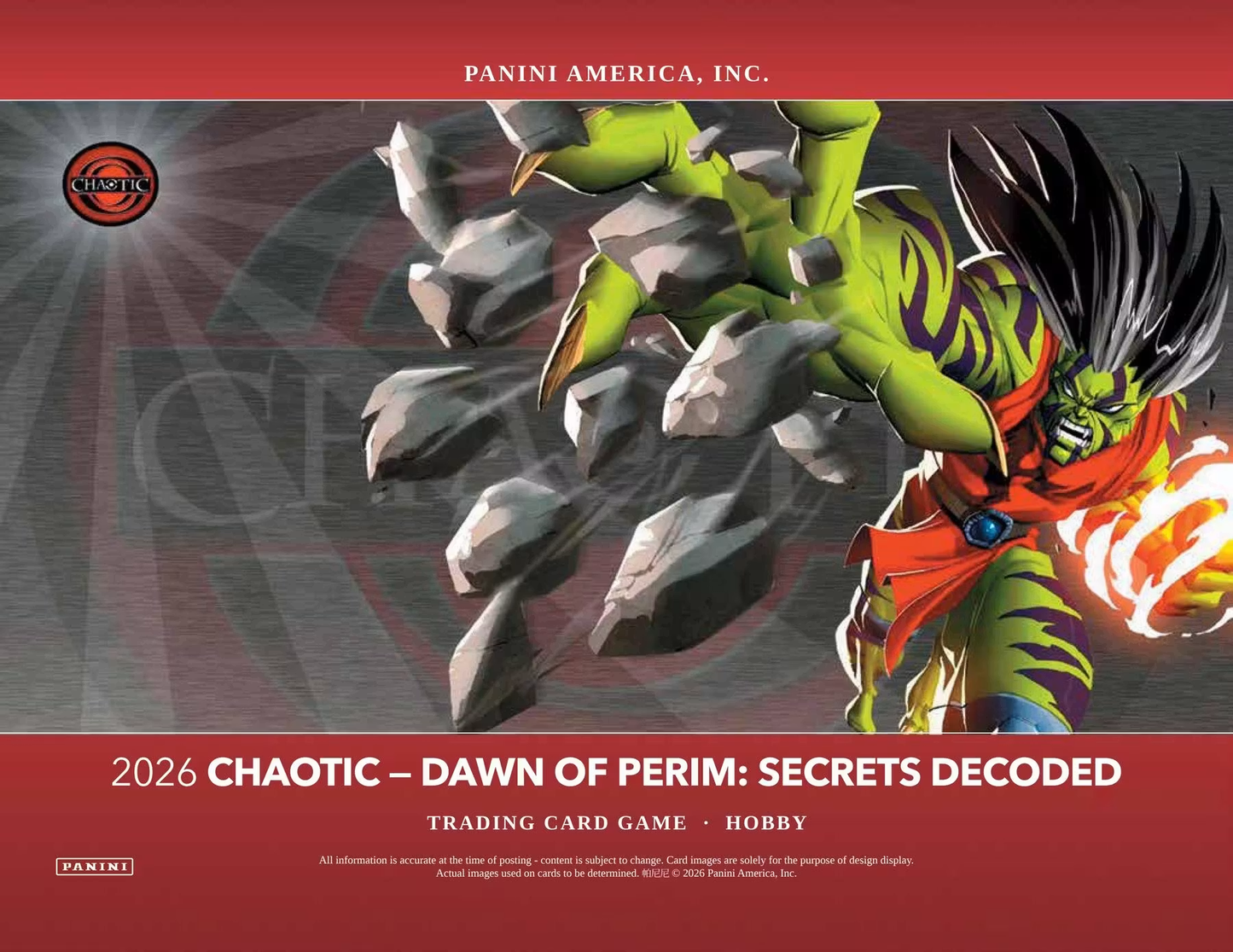 Chaotic CG: Dawn of Perim Secrets Decoded Booster Box (Pre-order)