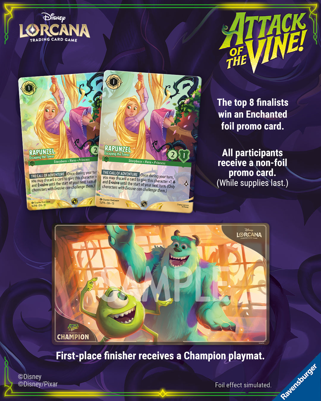 Disney Lorcana TCG - Attack of the Vine! Set Championship