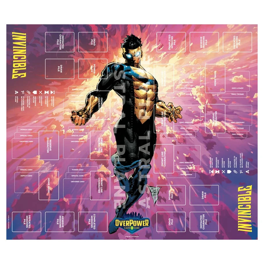 OverPower CG: Skybound Invincible / Walking Dead Playmat Assortment (Pre-order)