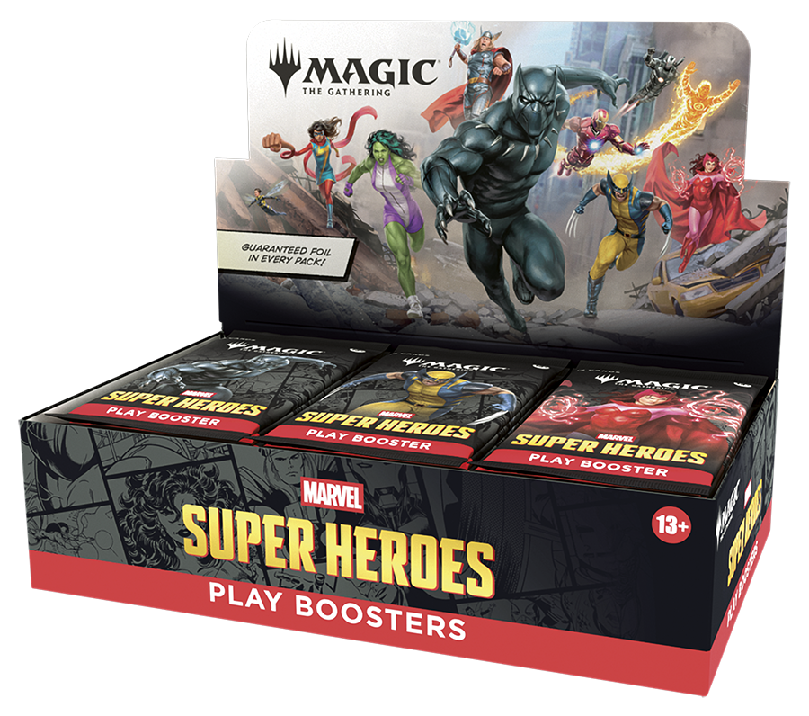 Magic: The Gathering - Universes Beyond: Marvel Super Heroes Play Booster Box (Pre-order)