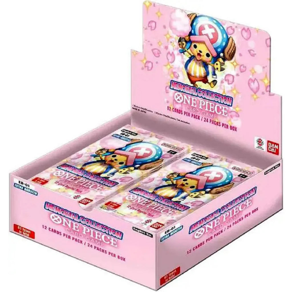 ONE PIECE TRADING CARD GAME MEMORIAL COLLECTION EXTRA BOOSTER BOX EB-01