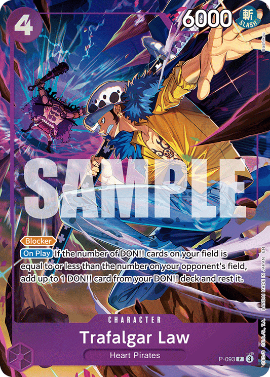 Promo Trafalgar Law [Illustration Box Vol.6 Foil] P-093 - P-093 - Promo