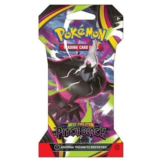Pokémon: Mega Evolutions Pitch Black Sleeved Booster Pack (Pre-order)