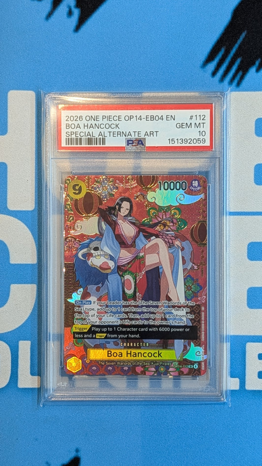 One Piece CG: PSA 10 Boa Hancock #112