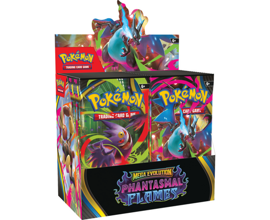Pokémon: Mega Evolution: Phantasmal Flames Booster Box (Pre-order) - LIMITED 1 PER CUSTOMER