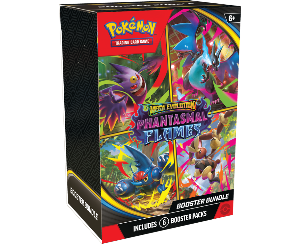 Pokémon: Mega Evolution: Phantasmal Flames Booster Bundle (Pre-order) - LIMITED 2 PER CUSTOMER