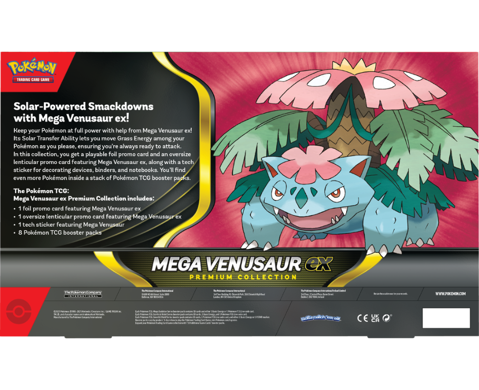 Pokémon: Mega Venasaur ex Premium Collection Box (Pre-order)