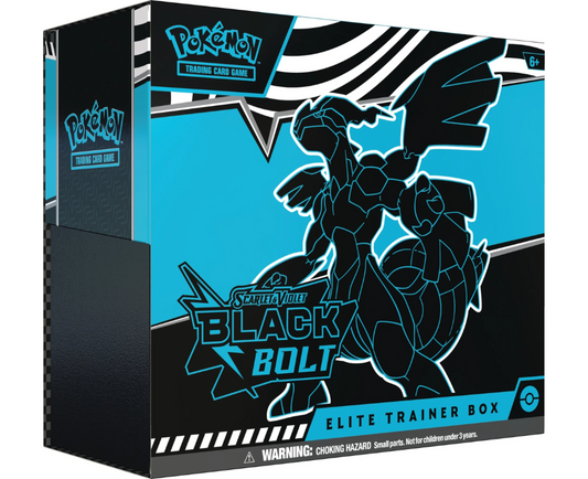 Pokémon: Scarlet & Violet - Black Bolt & White Flare Elite Trainer Box Bundle (Pre-order) - ONE PER CUSTOMER