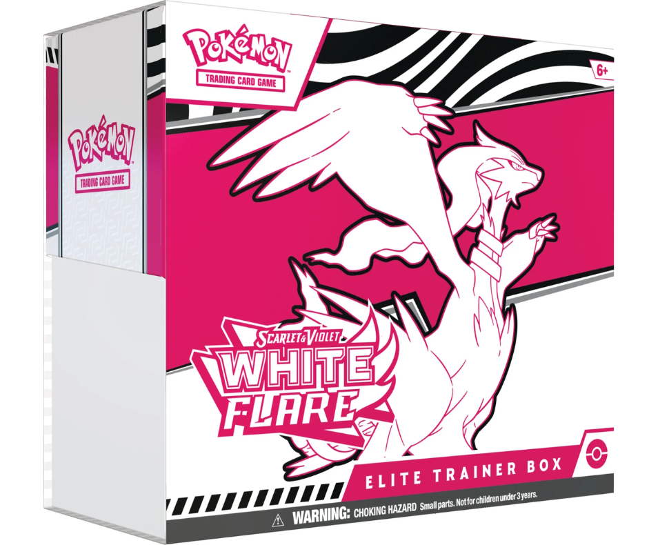 Pokémon: Scarlet & Violet - White Flare Elite Trainer Box (Pre-order) - ONE PER CUSTOMER