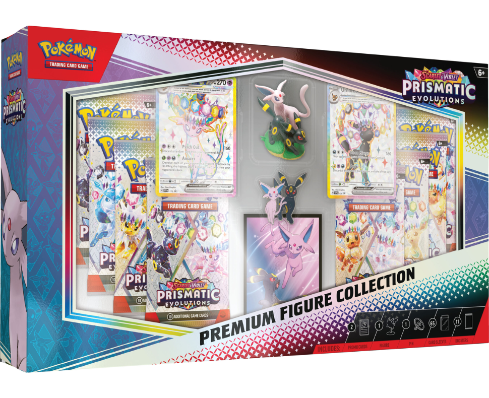 Pokémon: Prismatic Evolutions Premium Figure Collection (Pre-order) - LIMITED 1 PER CUSTOMER