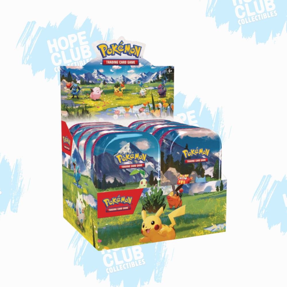 Pokémon: Mega Evolutions - SEALED DISPLAY Ascended Heroes Mini Tin (Pre-order)