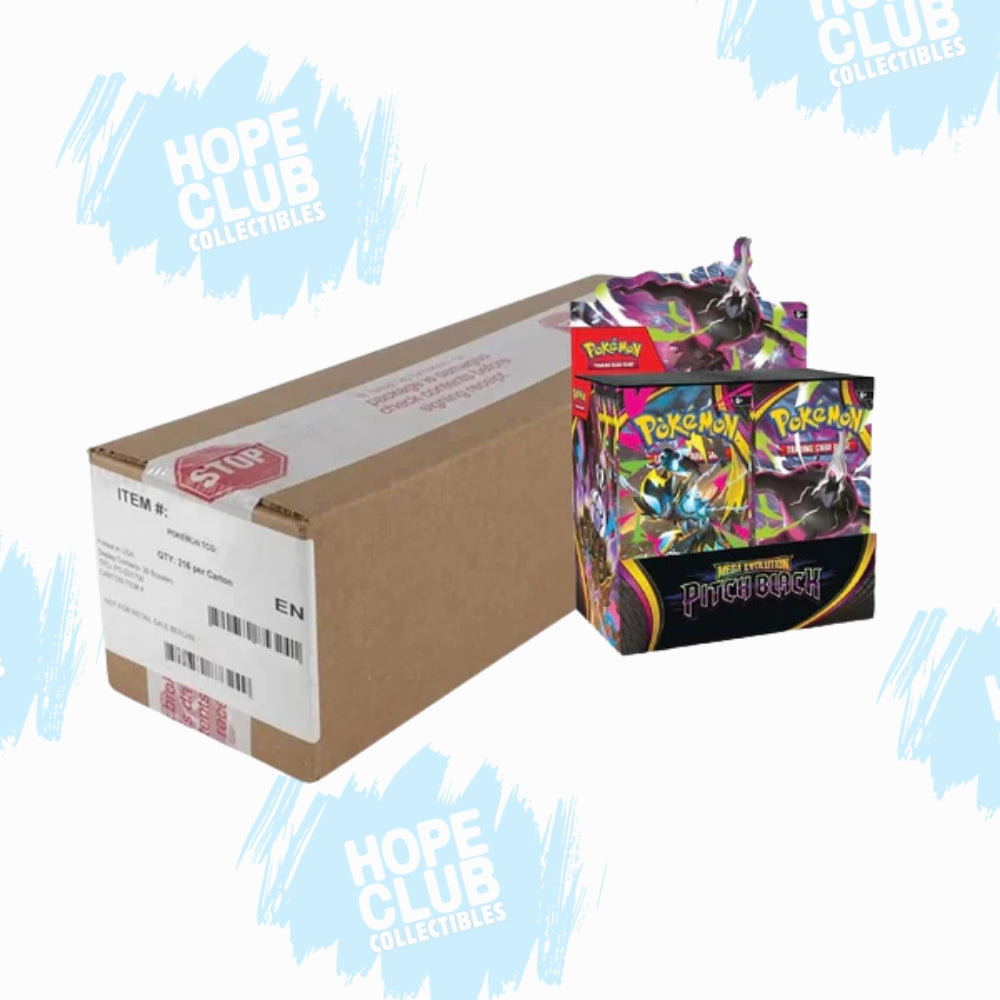 HCO LIMITED: SEALED CASE Mega Evolution Pitch Black Booster Box