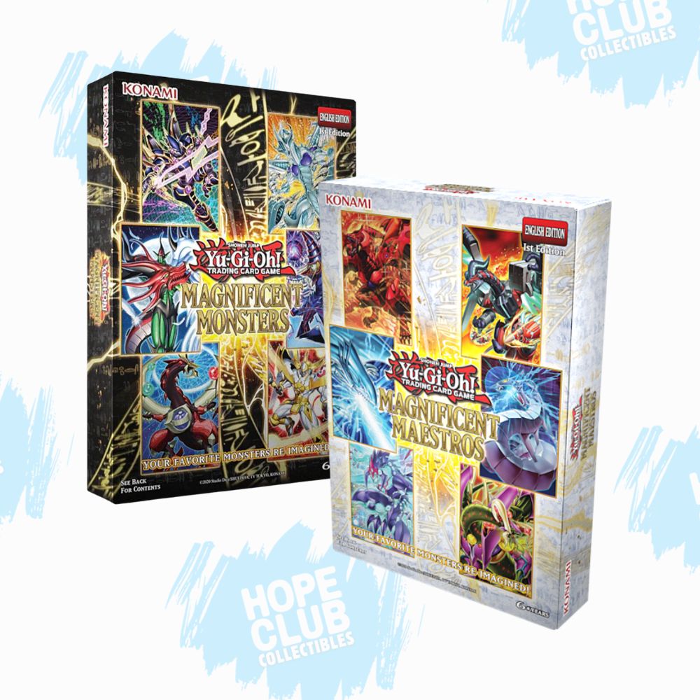 HCO LIMITED BUNDLE: Yu-Gi-Oh! Magnificent Monsters & Magnificent Maestros 1st Edition Boxes (Pre-order)
