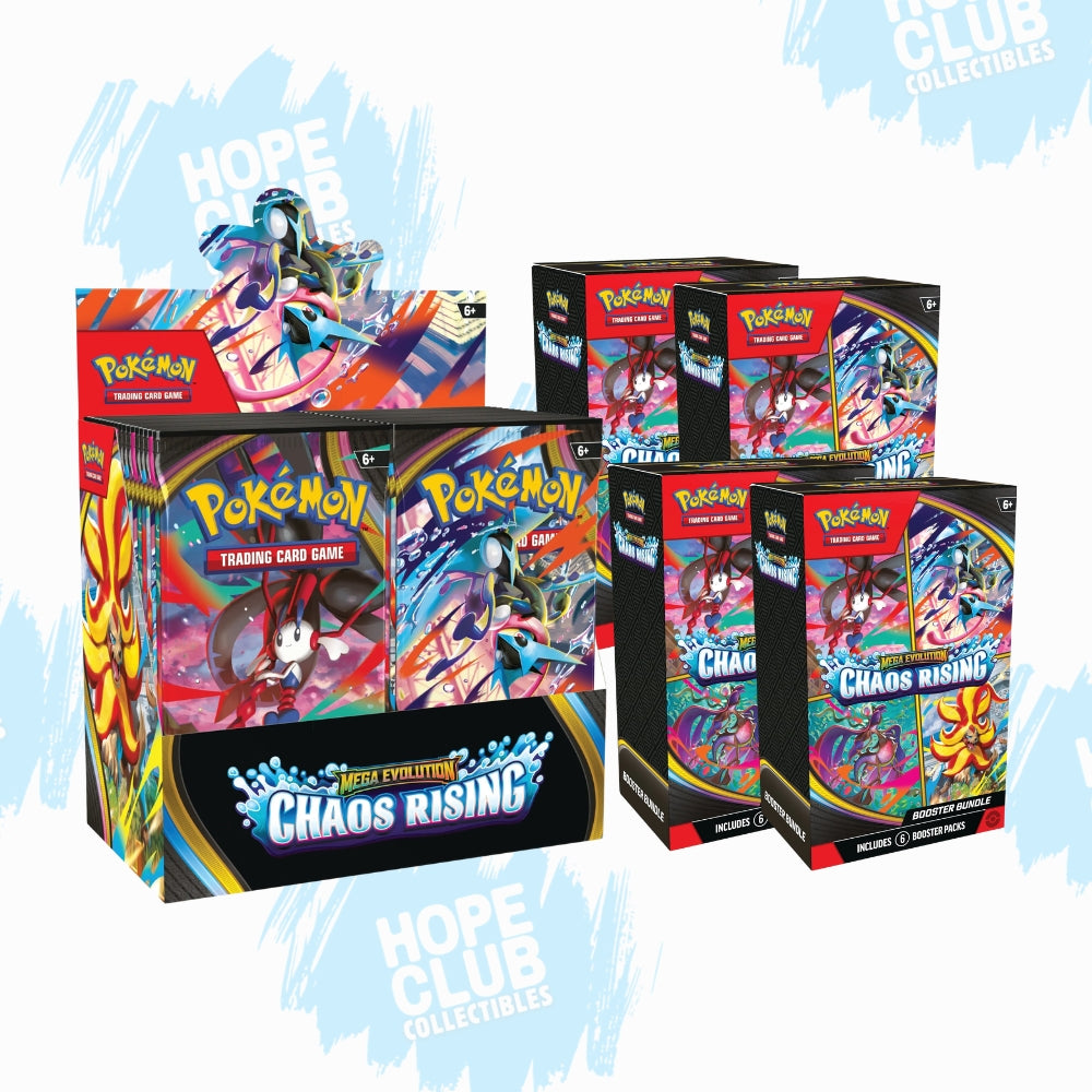 HCO LIMITED BUNDLE - Chaos Rising (ME04) Booster Box & 4 Booster Bundles (Pre-order)