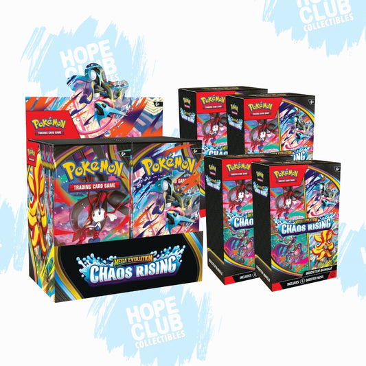 HCO LIMITED BUNDLE - Chaos Rising (ME04) Booster Box & 4 Booster Bundles