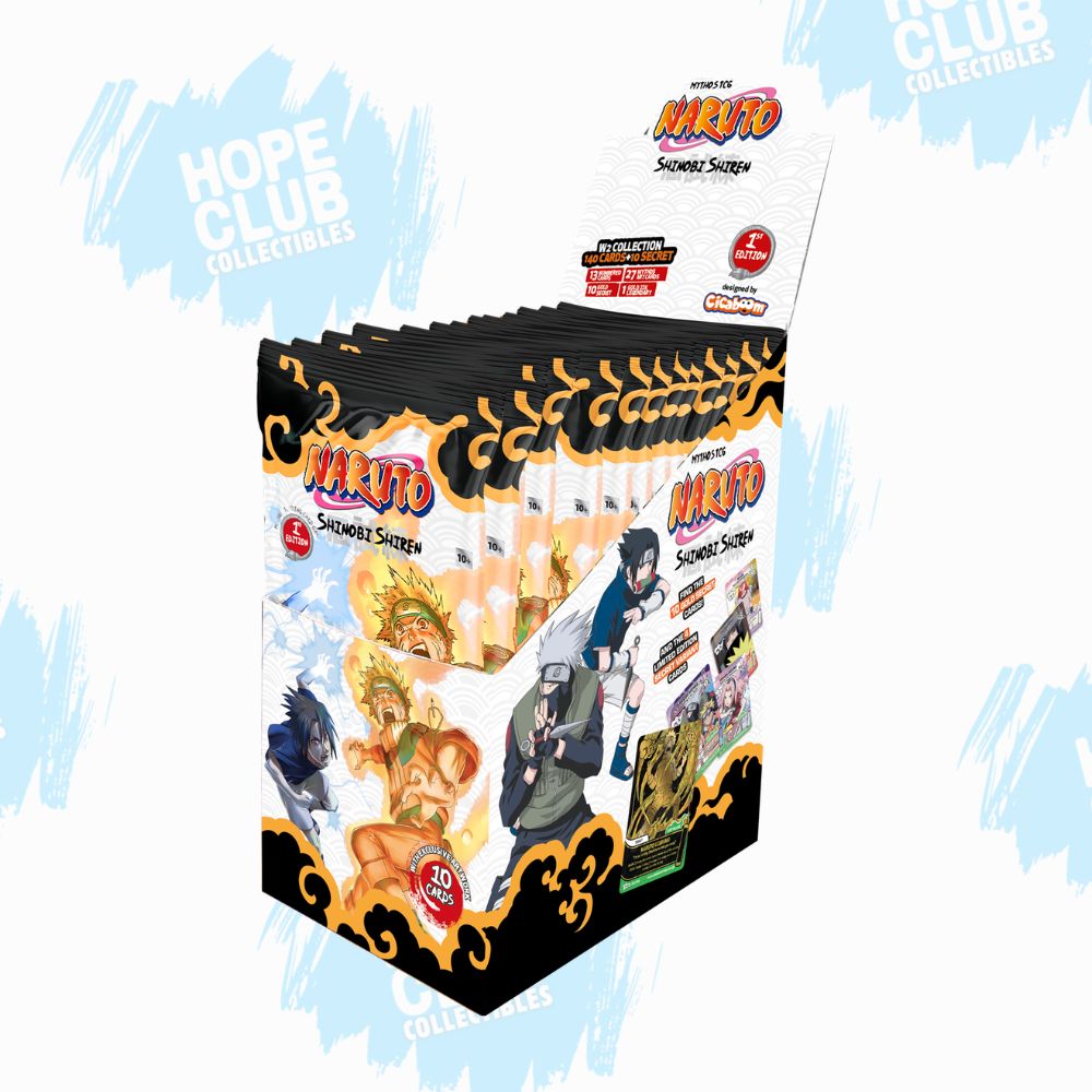 Naruto Mythos CG: Set 2 Shinobi Shiren 1st Edition Booster Box (Pre-order)