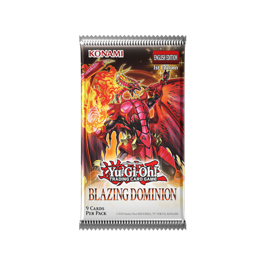 Yu-gi-oh! - Blazing Dominion 1st Edition Sleeved Booster (Pre-order)