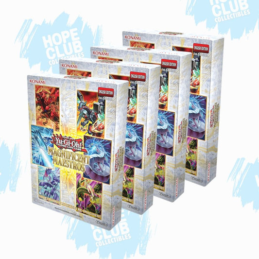 HCO LIMITED BUNDLE: 4 Yu-Gi-Oh! Magnificent Maestros 1st Edition Boxes (Pre-order)