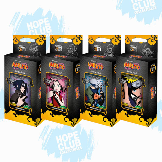 Naruto Mythos CG: Set 1 Konoha Shido 2nd Edition Team Set (Pre-order)