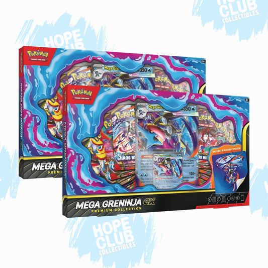 HCO LIMITED BUNDLE: 2x Mega Evolution Mega Greninja ex Premium Collection
