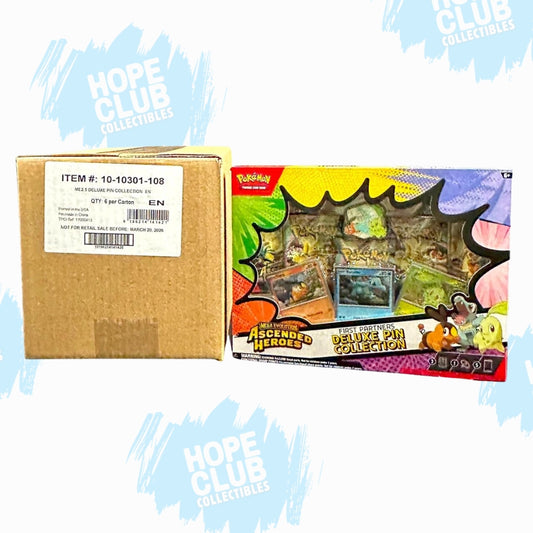 HCO EXCLUSIVE - SEALED CASE Pokémon Ascended Heroes Pin Collection