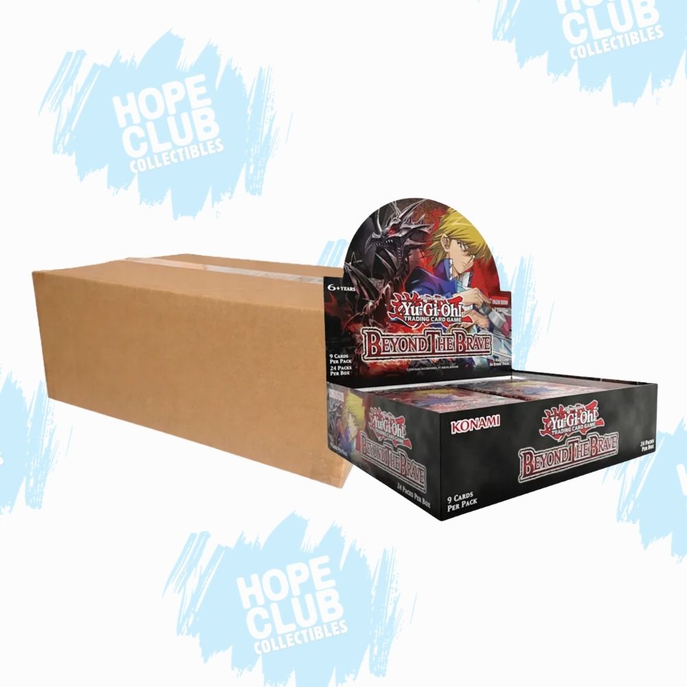 HCO SEALED CASE: YGO Beyond the Brave 1st Edition Booster Box