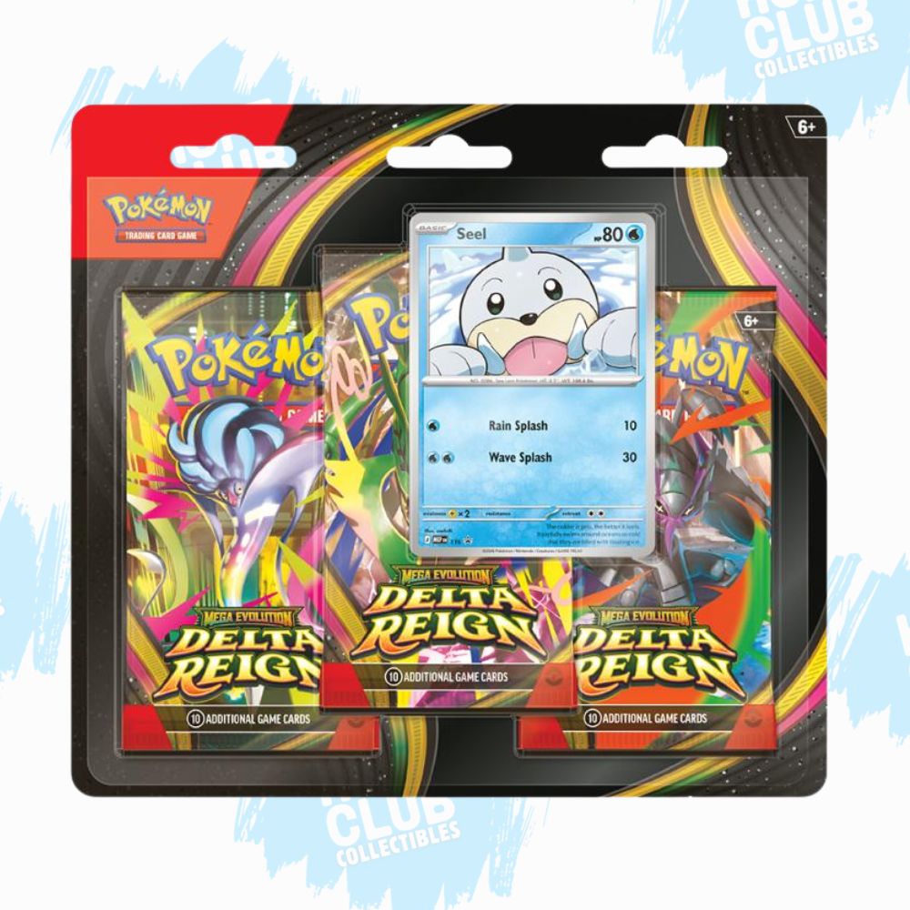 Pokémon: Mega Evolutions ME06 Delta Reign 3-pack Blister (Pre-order)