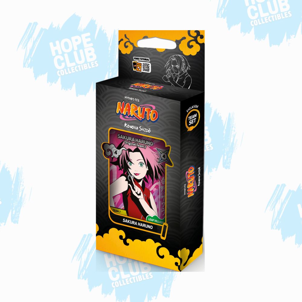 Naruto Mythos CG: Set 1 Konoha Shido 2nd Edition Team Set (Pre-order)