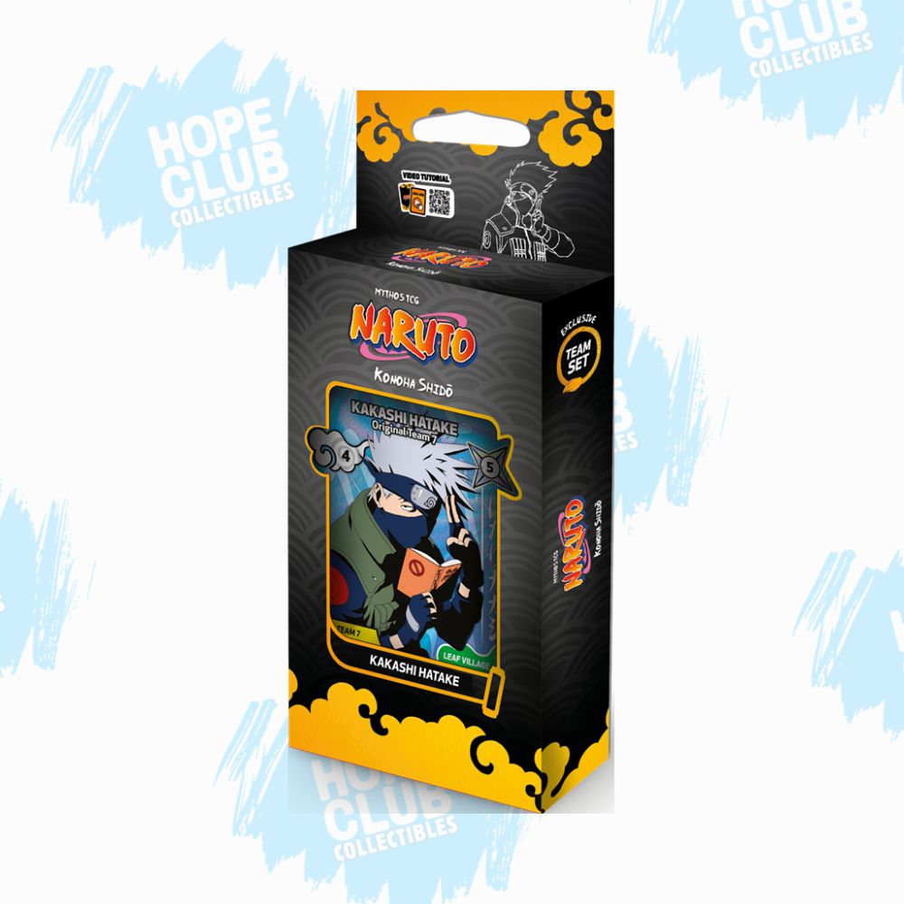 Naruto Mythos CG: Set 1 Konoha Shido 2nd Edition Team Set (Pre-order)