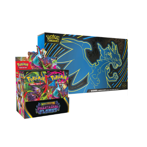 PRE-ORDER BUNDLE Phantasmal Flames Booster Box & Charizard X ex Ultra Premium Collection - LIMITED ONE PER CUSTOMER