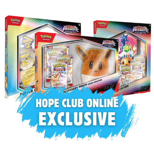 HCO EXCLUSIVE BUNDLE: Prismatic Evolutions Binder, Poster, Accessory Pouch Collection