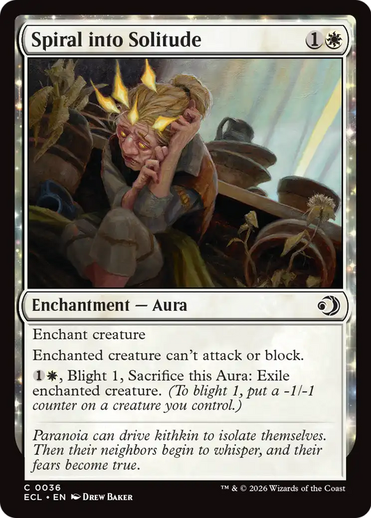 Spiral into Solitude [Foil] - 36 - Lorwyn Eclipsed