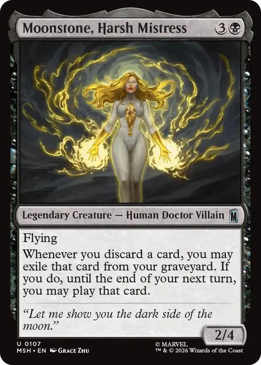 Moonstone, Harsh Mistress