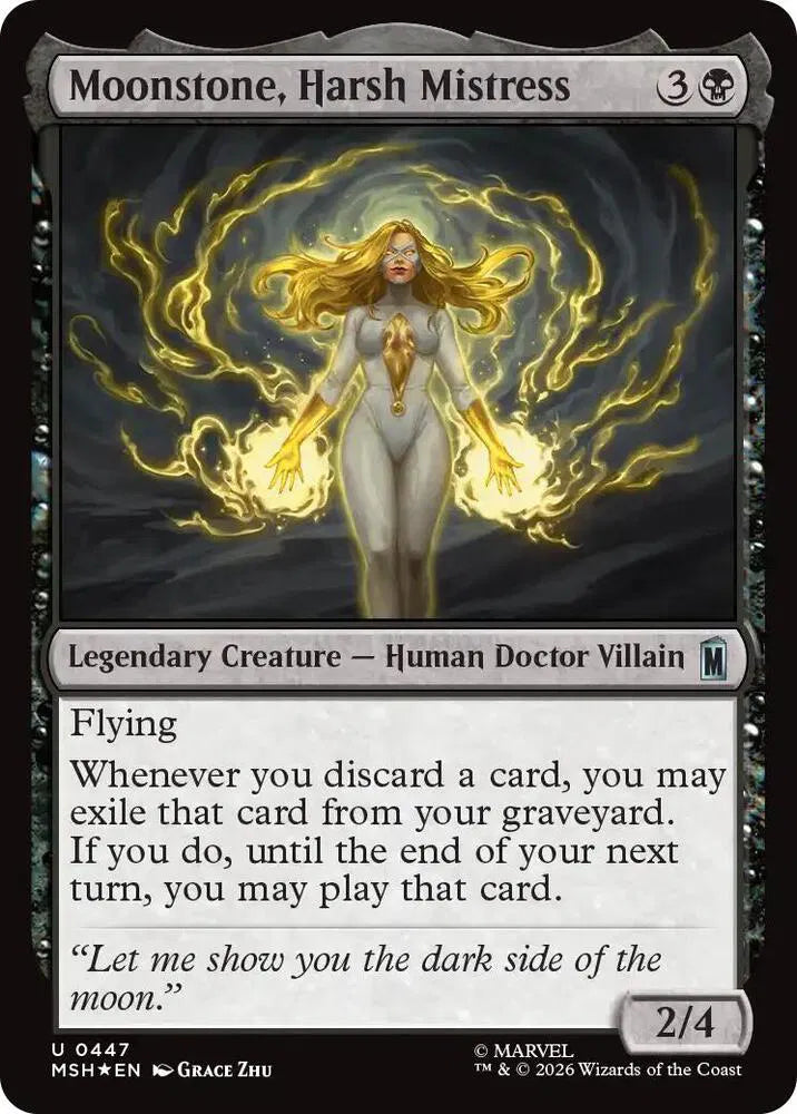 Moonstone, Harsh Mistress