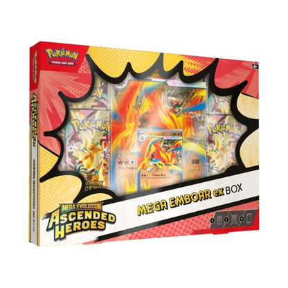 Pokémon: Mega Evolution Ascended Heroes Mega Emboar ex Box