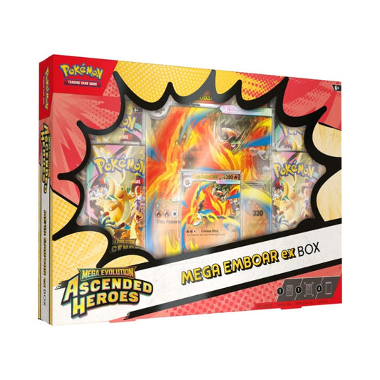 Pokémon: Mega Evolution Ascended Heroes Mega Emboar ex Box