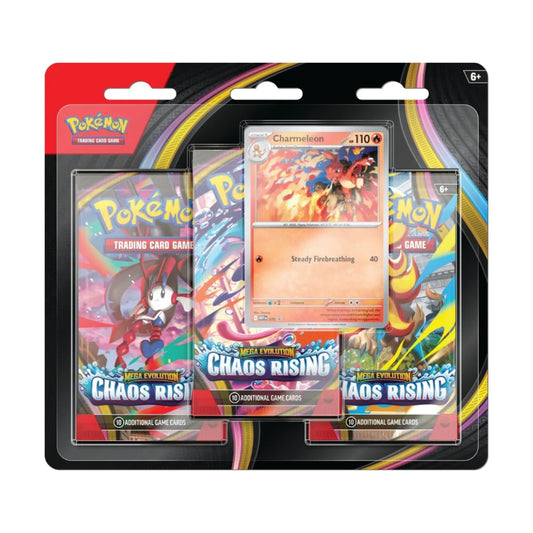 Pokémon: Mega Evolutions Chaos Rising 3-pack Blister
