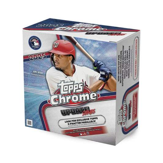 2025 Topps Chrome Fanatics Update Series MLB Baseball Mega Box