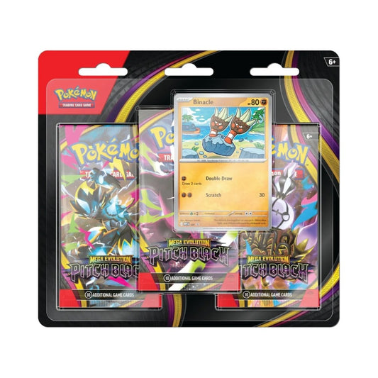Pokémon: Mega Evolutions Pitch Black 3-pack Blister
