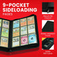 Evoretro: 9-pocket Zipper Portfolio Binder - Purple