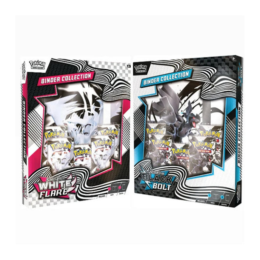 Pokémon: Scarlet & Violet - Black Bolt / White Flare Binder Collection