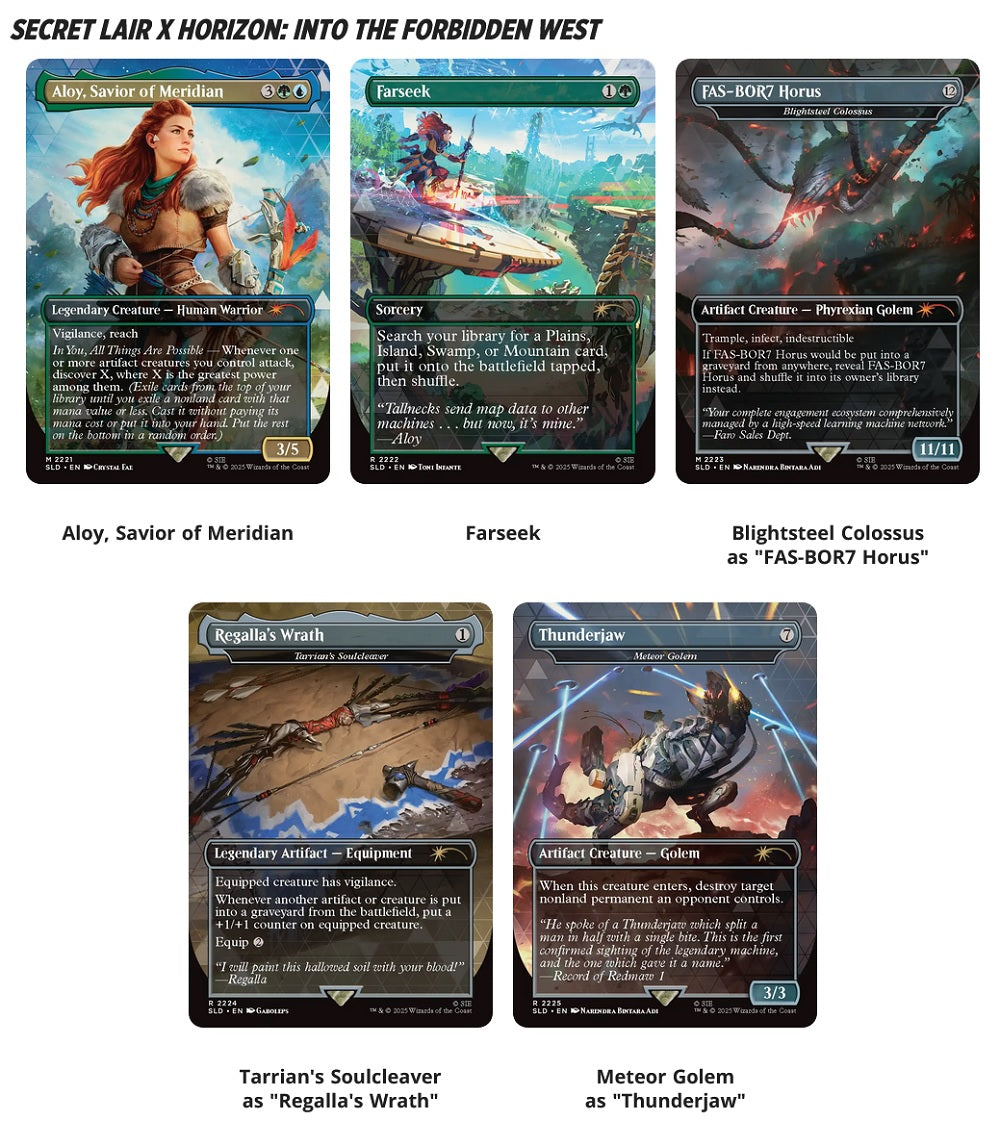 MTG: Secret Lair x Horizon Zero Dawn: Huntress and the Machines - NON-FOIL