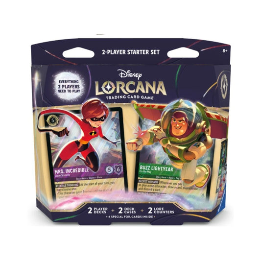 Disney Lorcana: Two-Player Starter Set - Elastigirl & Buzz Lightyear