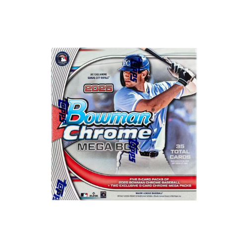 2025 Topps Bowman Chrome MLB Baseball Mega Box