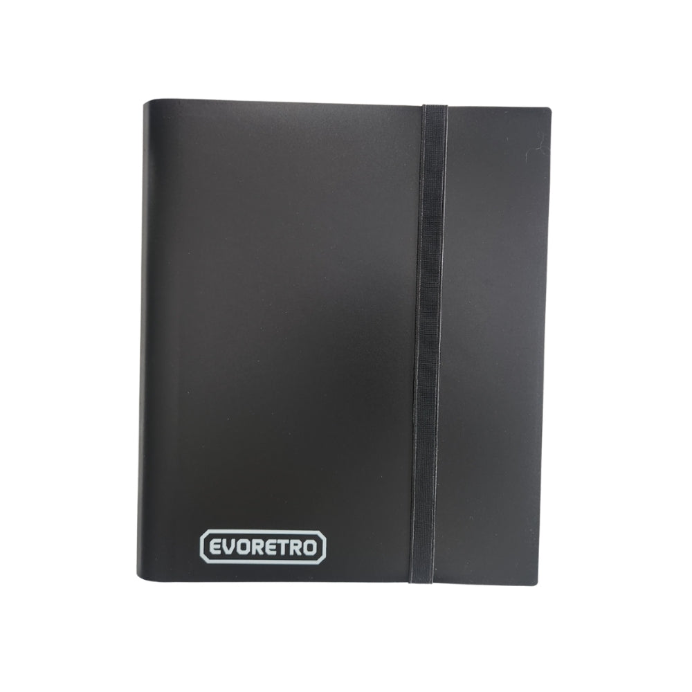 Evoretro: 9-pocket Flex Portfolio Binder - Black