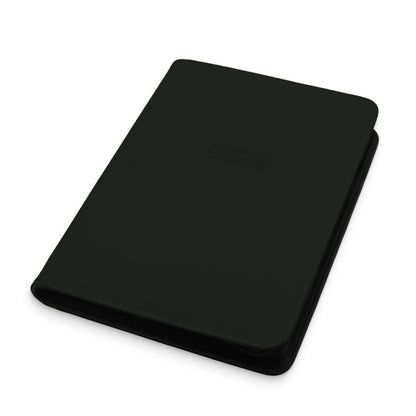 Evoretro: 9-pocket Zipper Portfolio Binder - Black