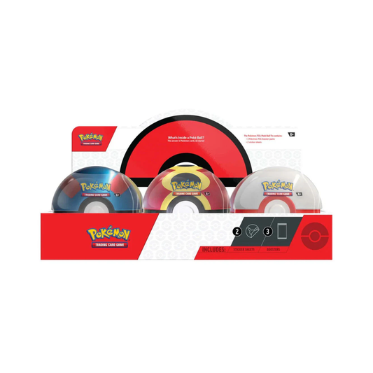 Pokémon: 2025 Poké Ball Tin - ONE AT RANDOM