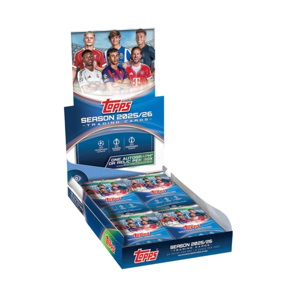 2025 - 26 Topps UEFA Club Competitions Flagship Hobby Box