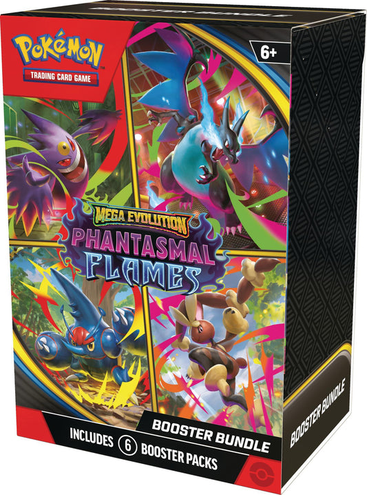 Pokémon: Mega Evolutions Phantasmal Flames Booster Bundle