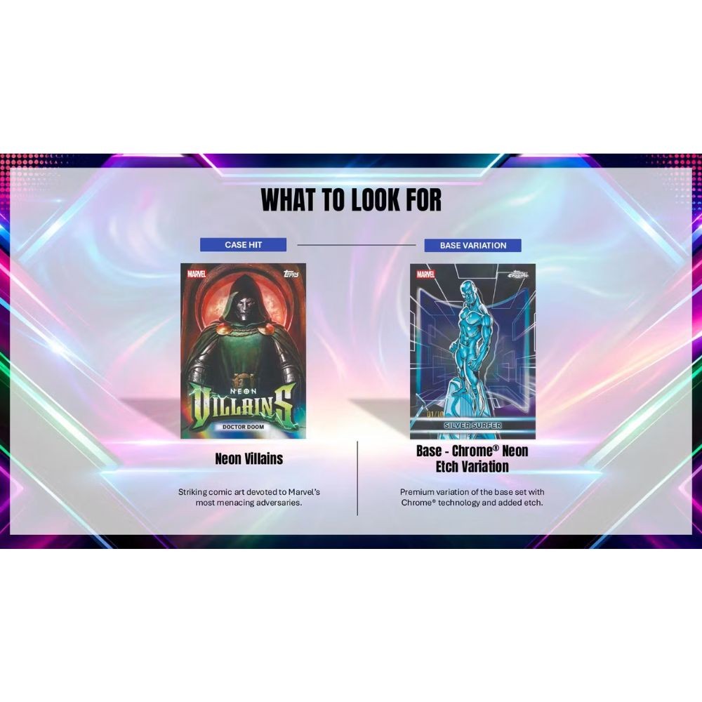 2026 Topps Neon Marvel Mega Box